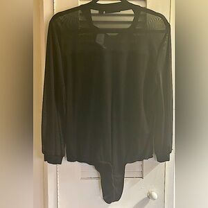 New York & Co Black bodysuit NWT